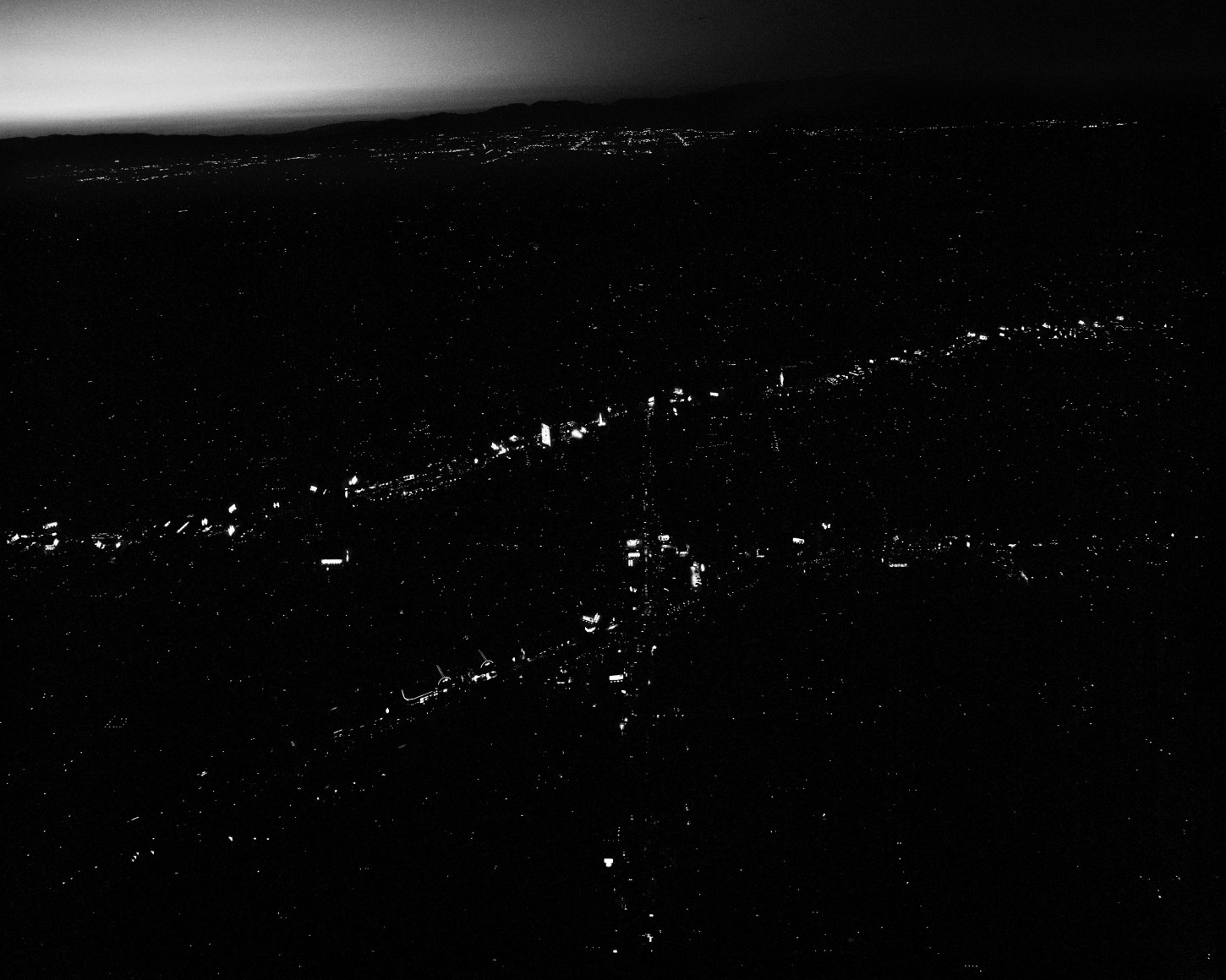 Sunset and La Cienega, 2007, 40 x 50 in.