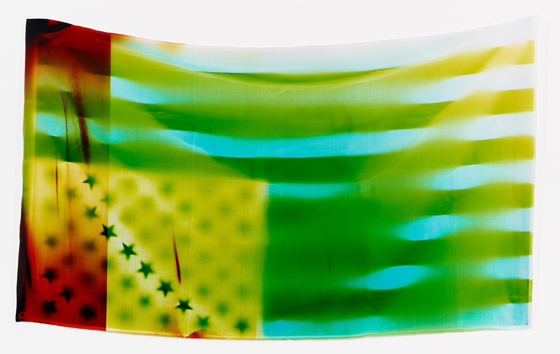 Lenticular Fabric sheets - Multicolor: Red, Yellow, Green, Black