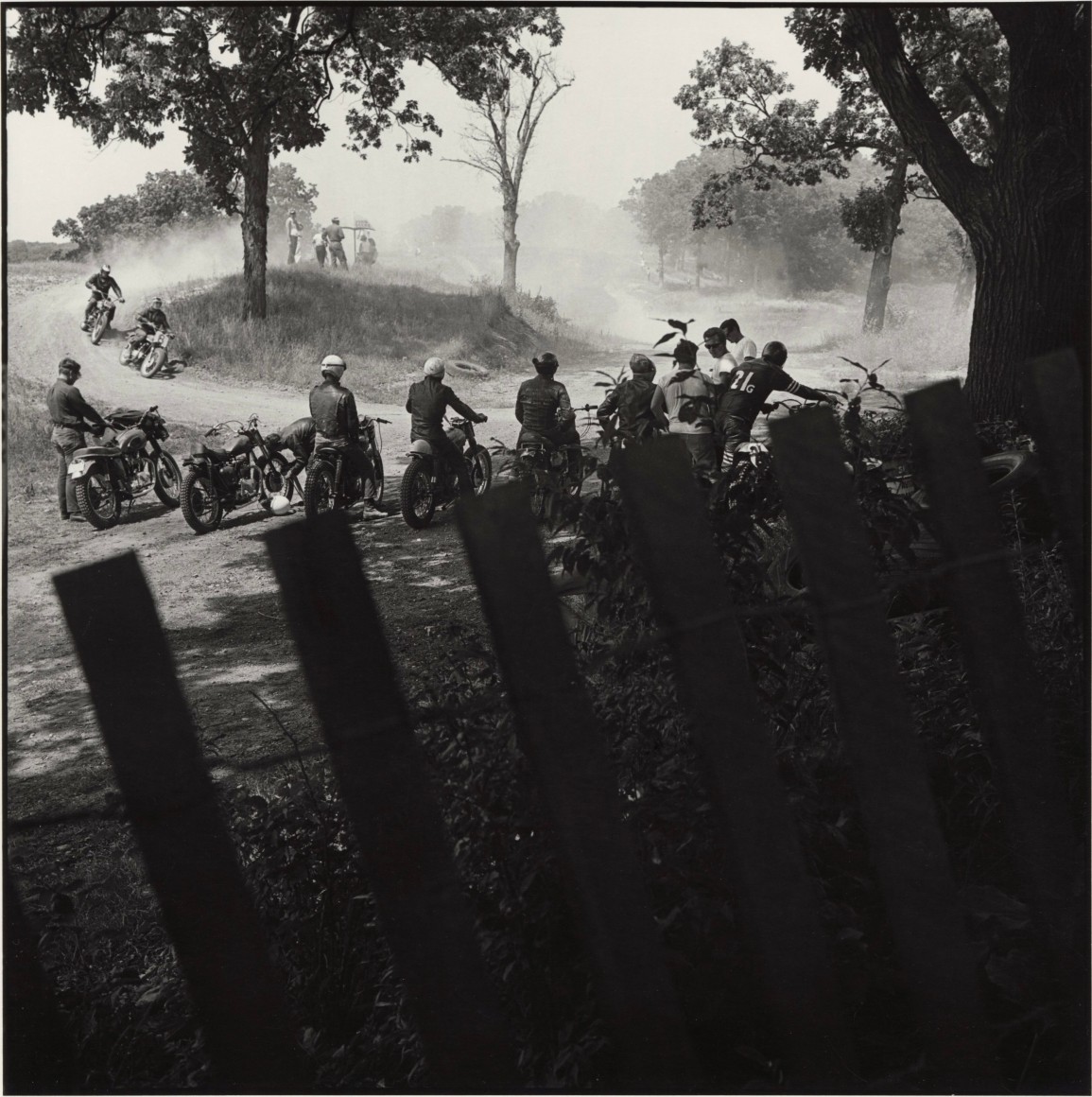 DANNY LYON Scrambles Track, McHenry, Illinois, 1965. From "The Bikeriders”.   