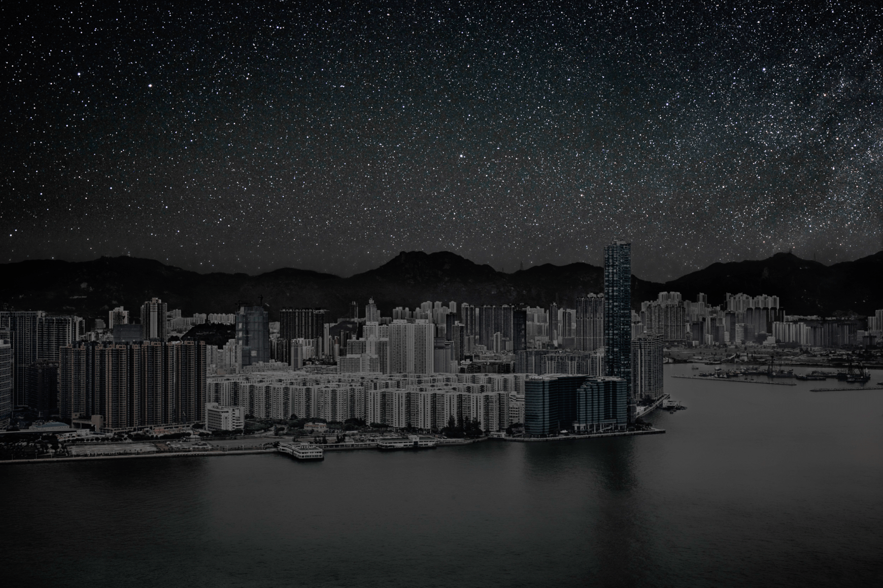 Hong Kong 22° 17’ 22’’ N 2012-03-23 lst 16:16, 26 x 40 inch pigment print - Edition of 5