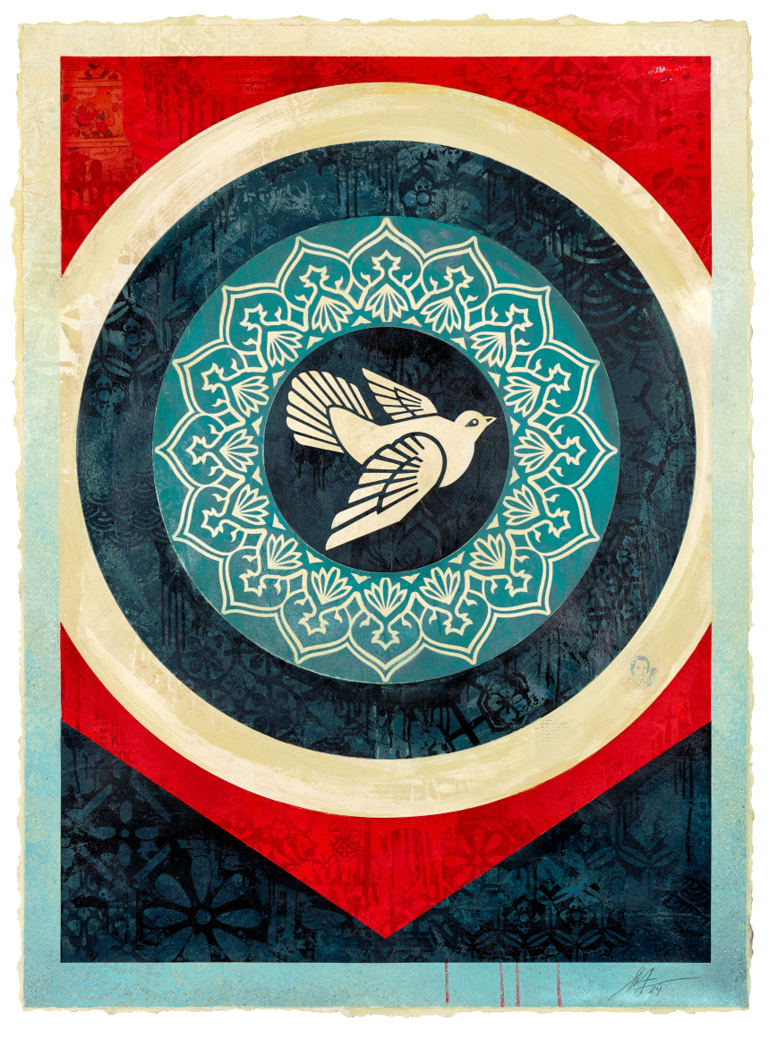 Shepard Fairey, Peace Dove, 2024