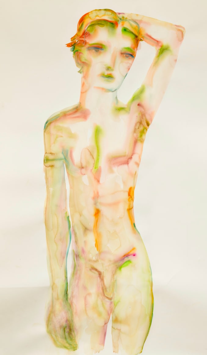 Kim McCarty, Watercolor on paper