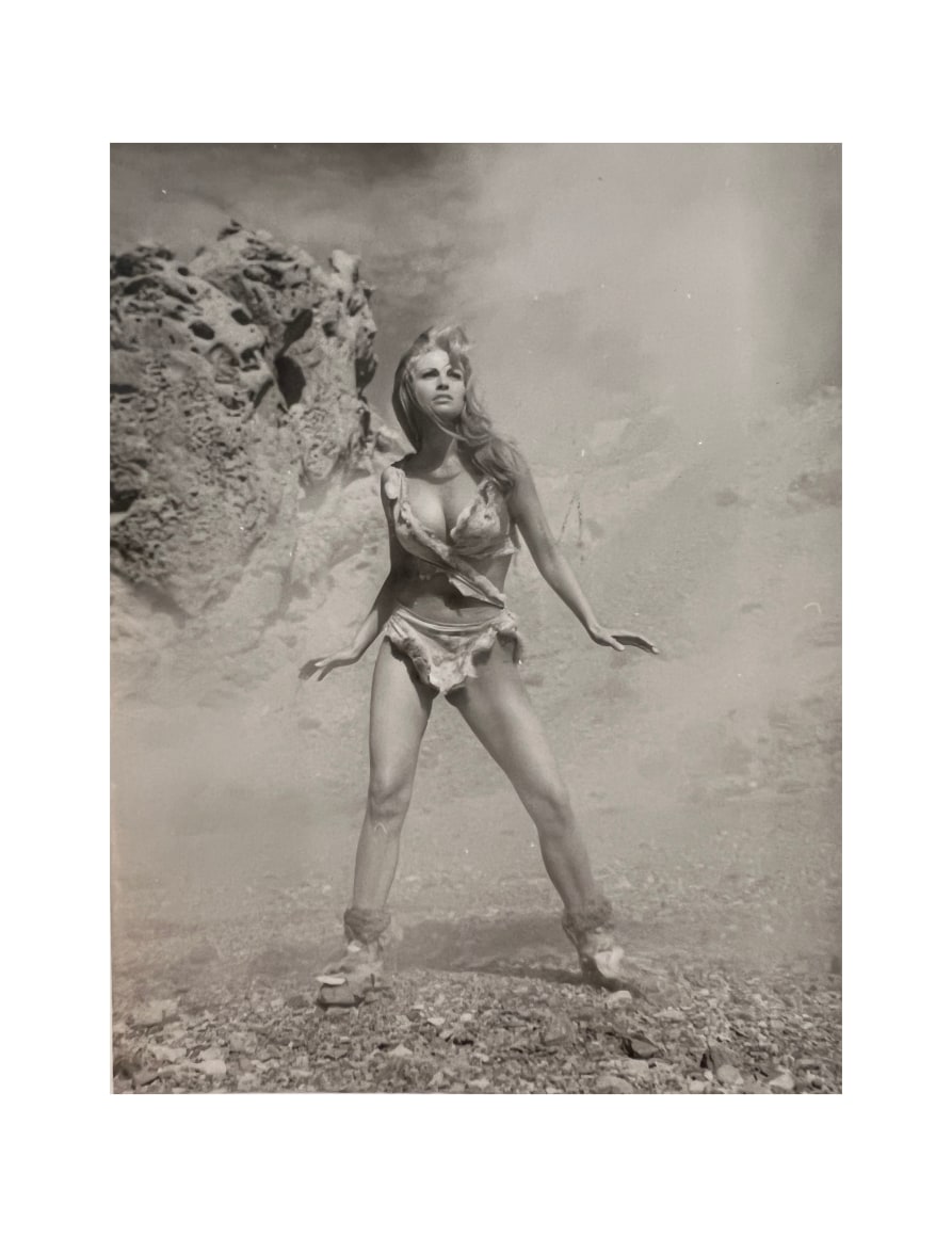 Hammer Films, Poster image of Raquel Welch in "One Million Years B.C.". 1966