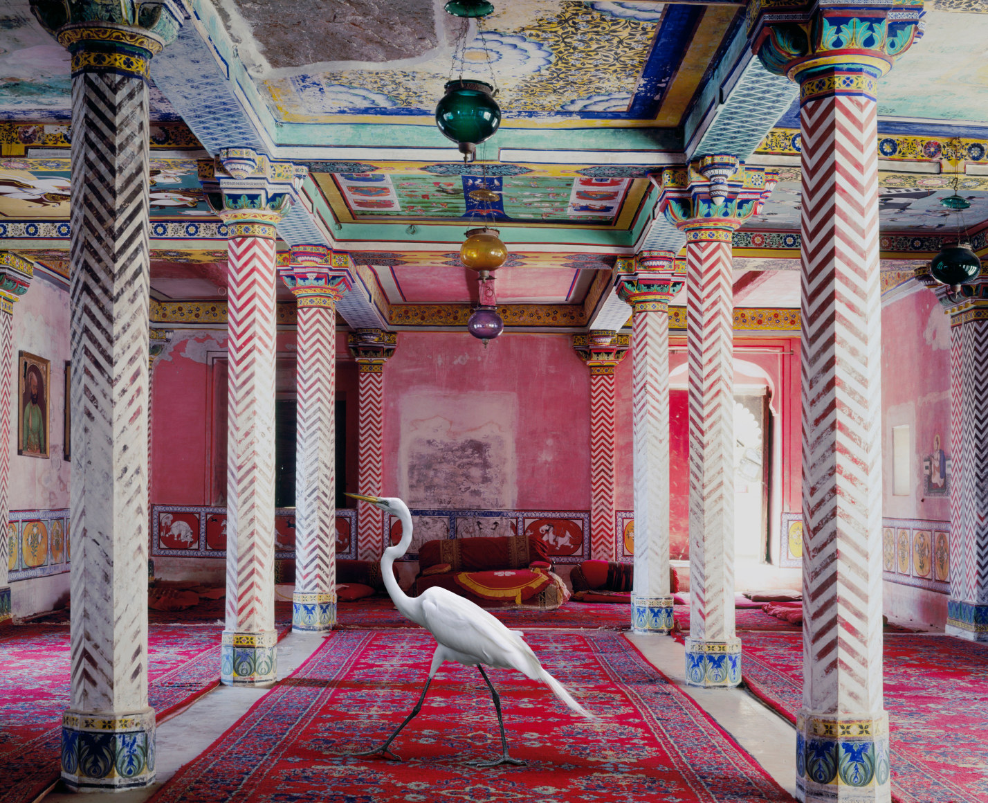 Karen Knorr, Flight to Freedom, Durbar Hall, Dungarpur, 2010