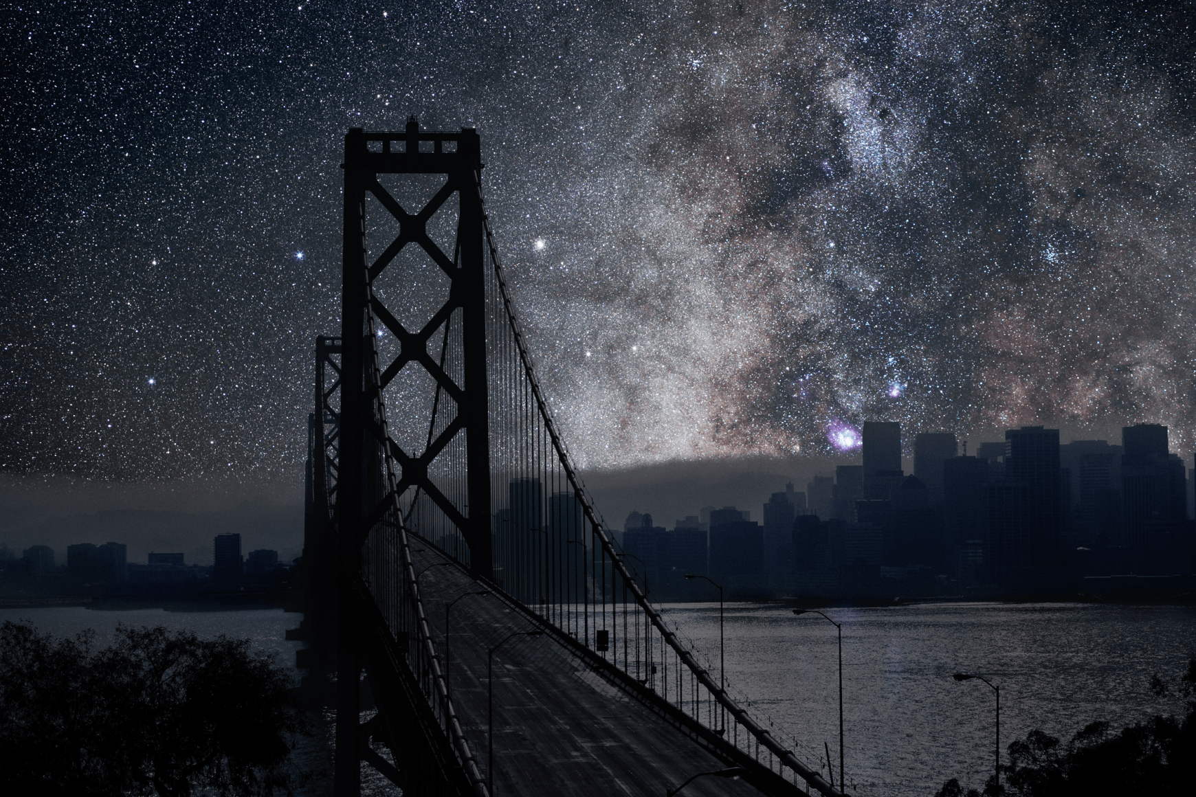 San Francisco 37° 48’ 30’’ N 2010-10-09 lst 20:58, 26 x 40 inch pigment print - AP after a sold out edition of 5 