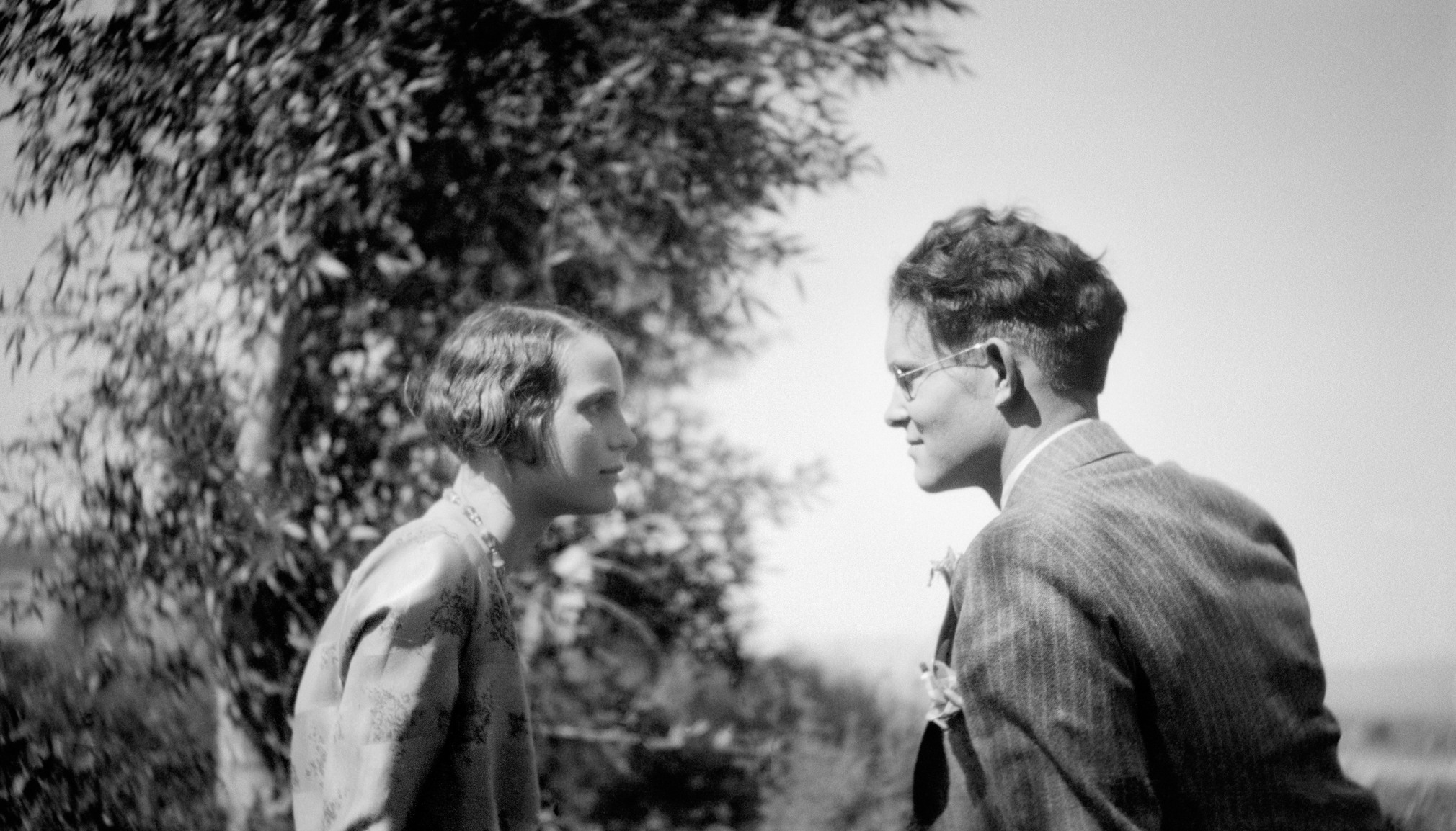 Regina Simms and Francis Cook, 1929, 12 x 15 inch gelatin silver print from the original negative