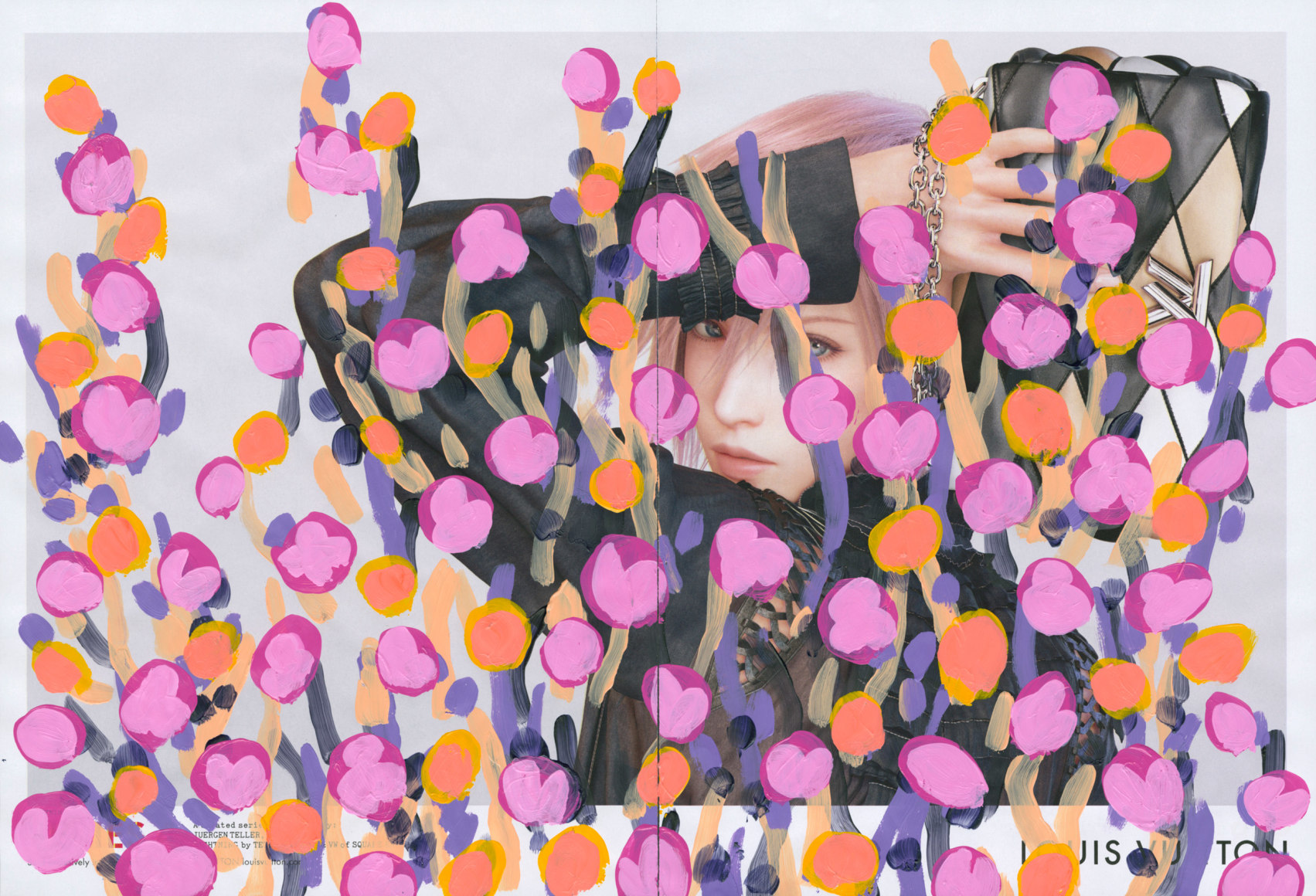 Untitled (Lightning of Final Fantasy for Louis Vuitton), 2016 , 10.75 x 16 inches