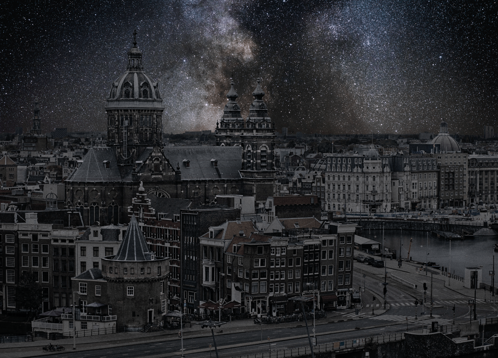 Thierry Cohen, Amsterdam from the "Darkened Cities" series