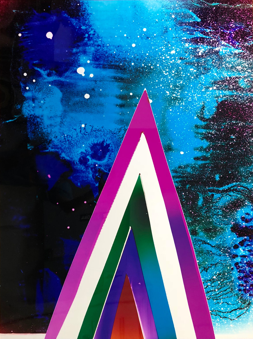 Cosmic Portal, 2018, 40 x 30 inches