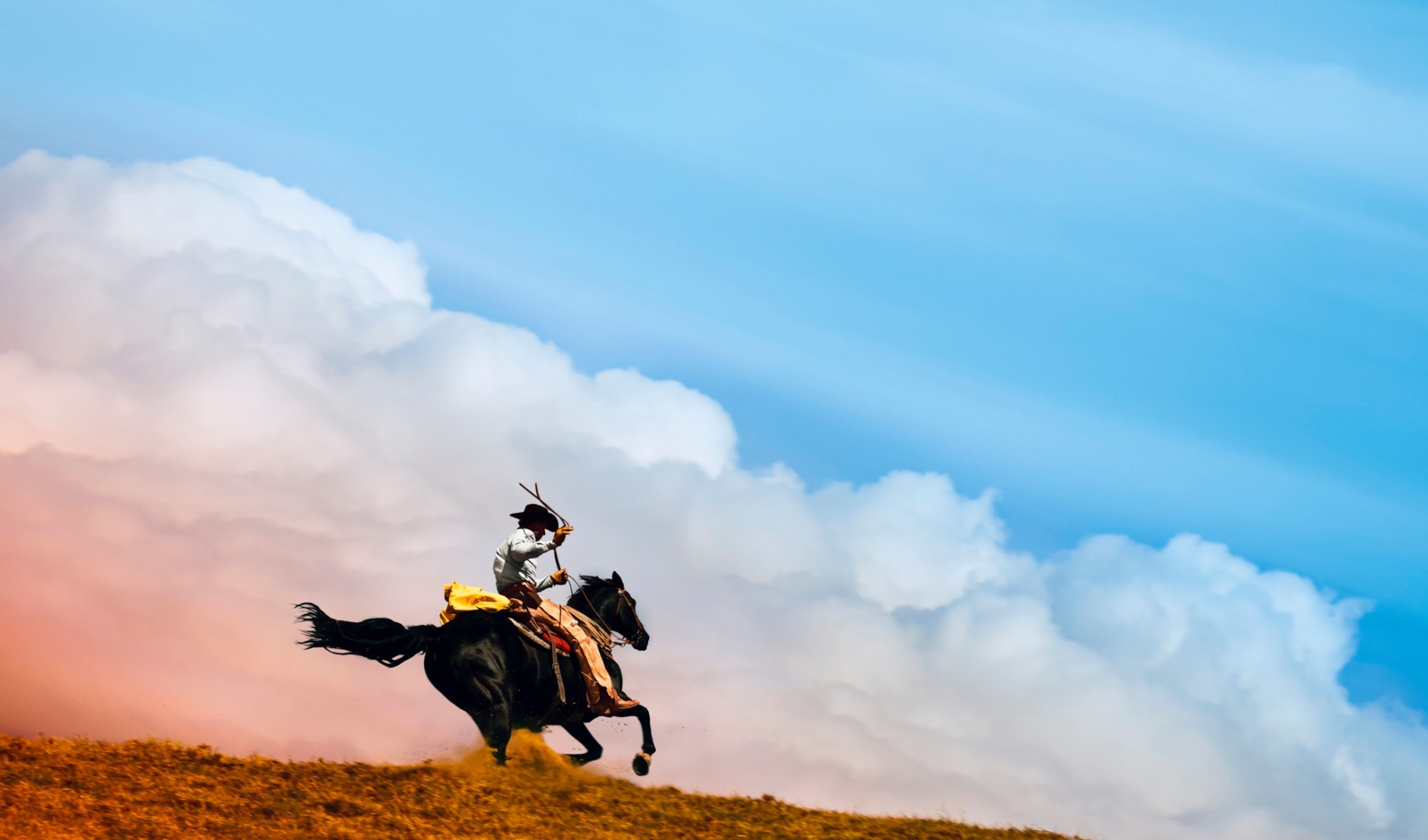Epic Western III, 2021, 40 x 68 inch c-print