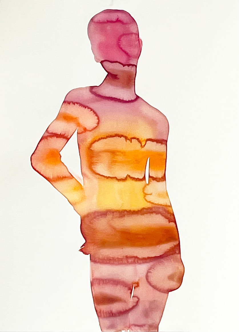 Kim McCarty, Watercolor on paper