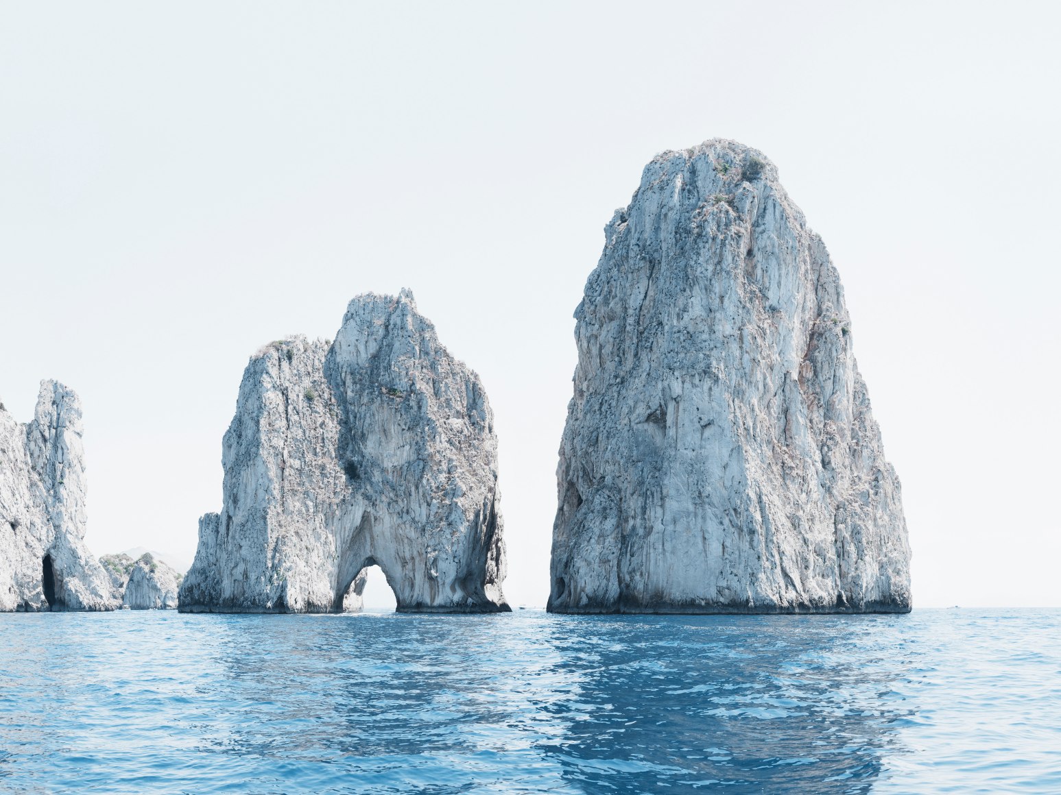 Faraglioni, Capri (xiii) Capri, 2022, 44 x 59 inch archival pigment print