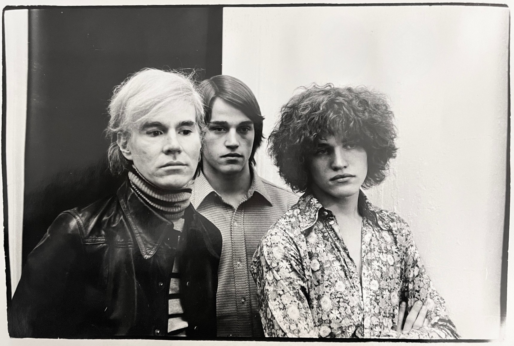 Fred McDarrah, Andy Warhol with Jed and Jay Johnson. April 26, 1969. 