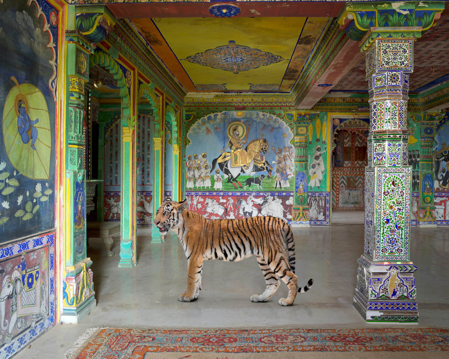Karen Knorr , Arjuna's Path, Juna Mahal, Dungarpur, 2020 
