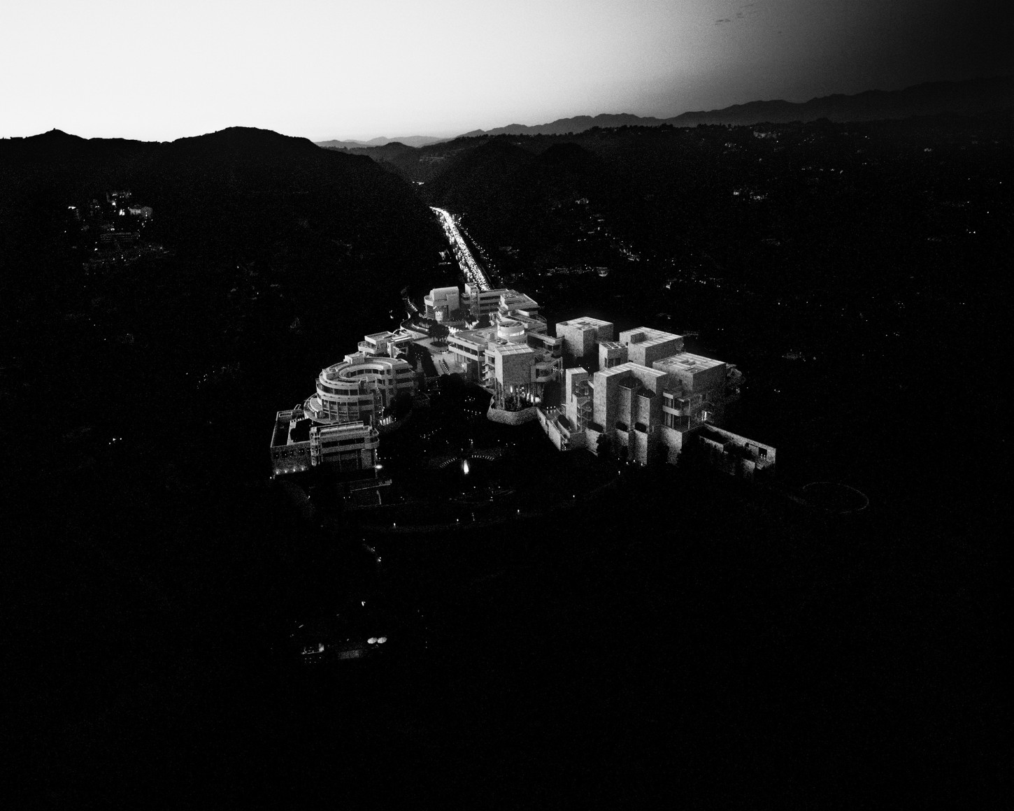 Getty Looking North, 2007, 40 x 50 in.
