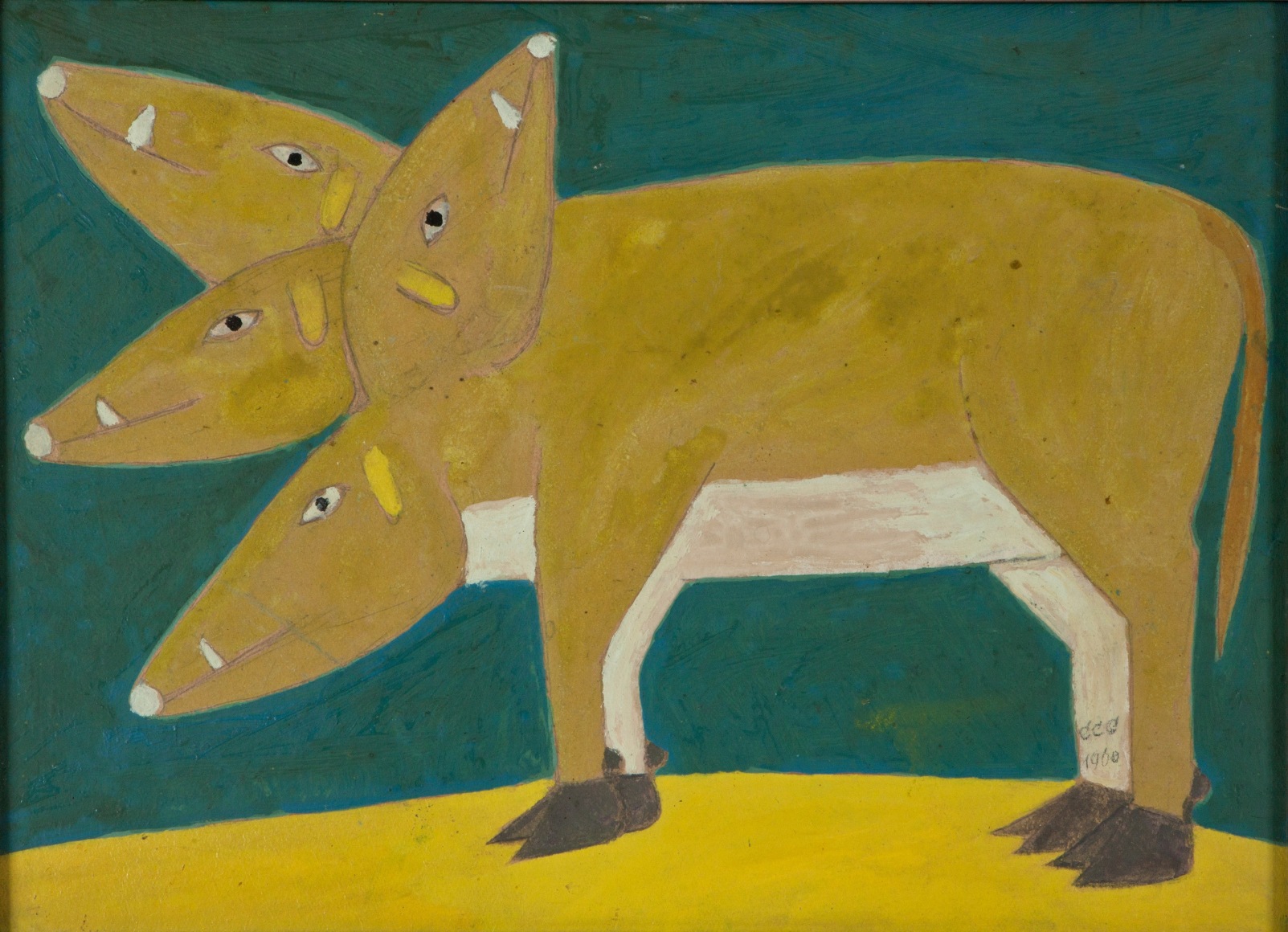 Sava Sekulić Das Schwein mit den view K&ouml;pfen, 1960