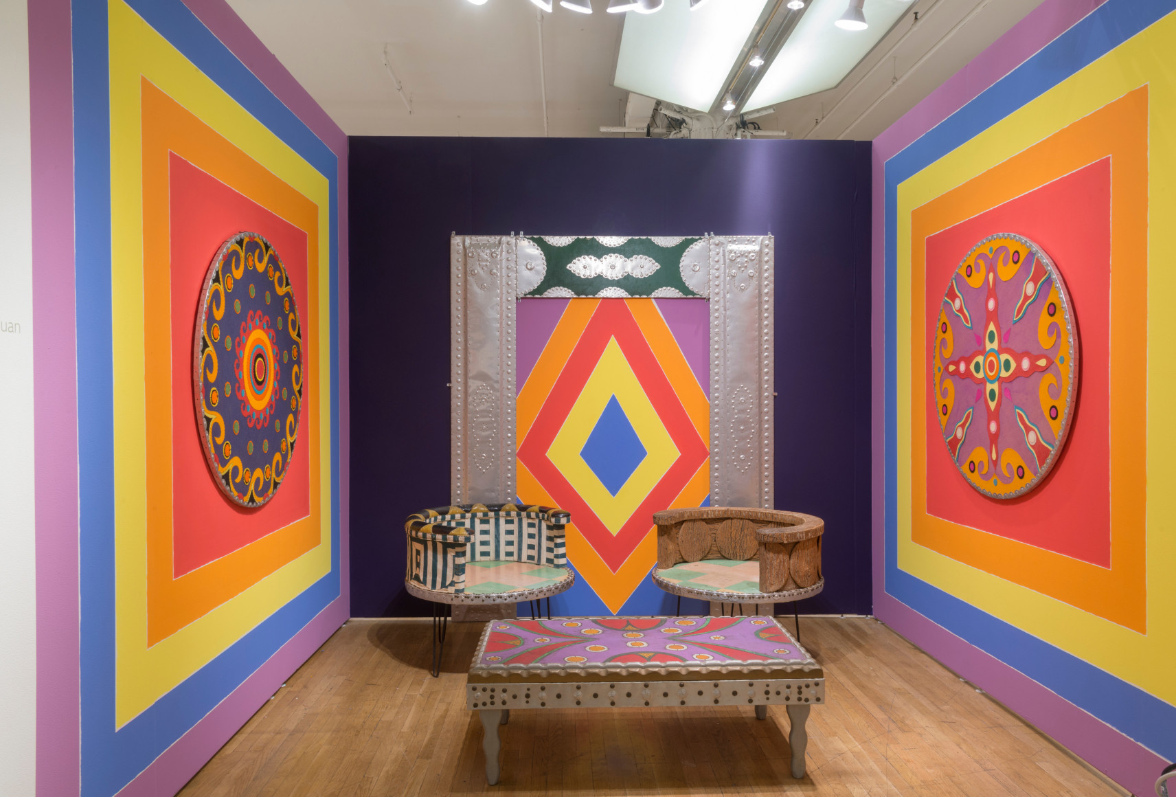 Responding to Pasaquan, Saya Woolfalk and St. EOM, Installation view, Outsider Art Fair 2018.