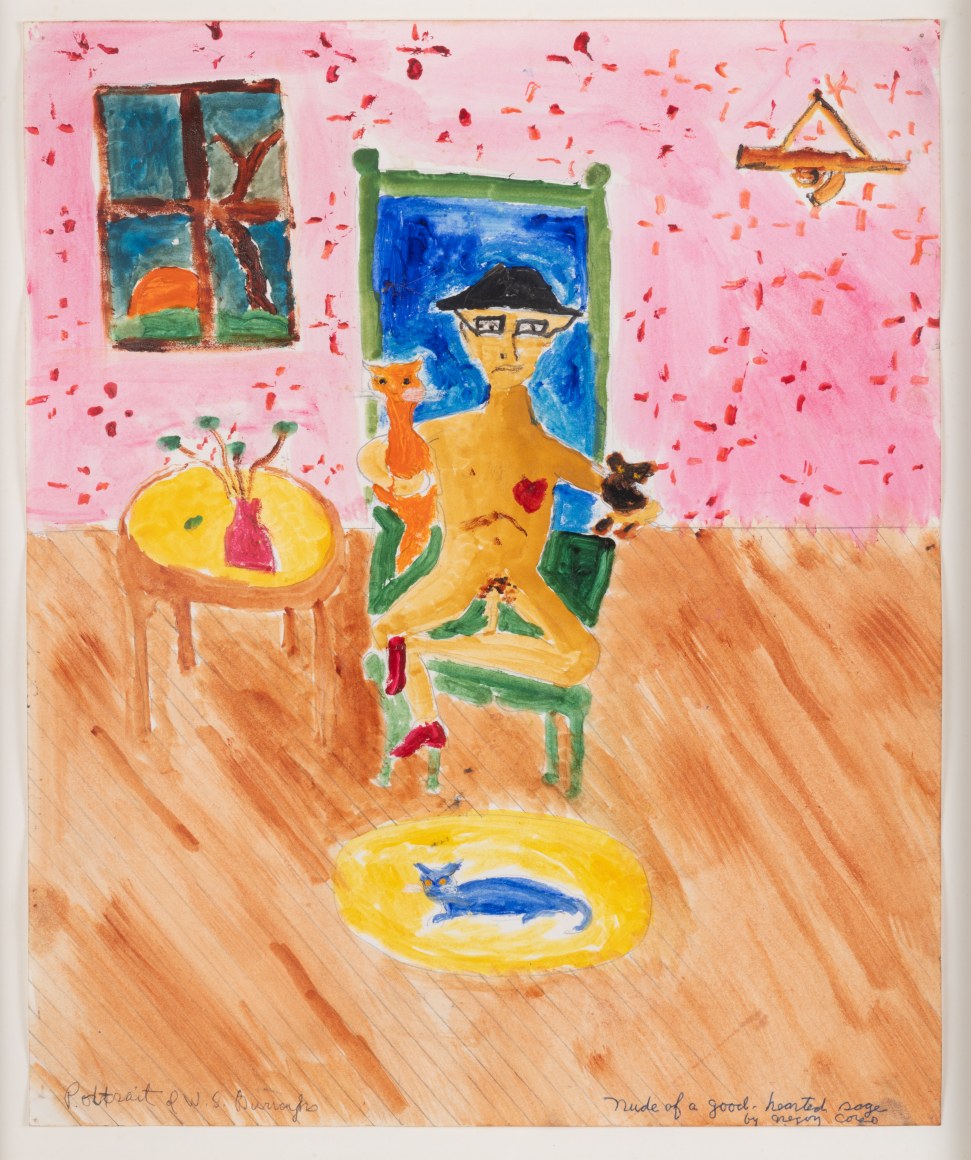 Gregory Corso Gregory Corso, Portrait of W. S. Burroughs (Nude of a Good-Hearted Sage), c. 1993