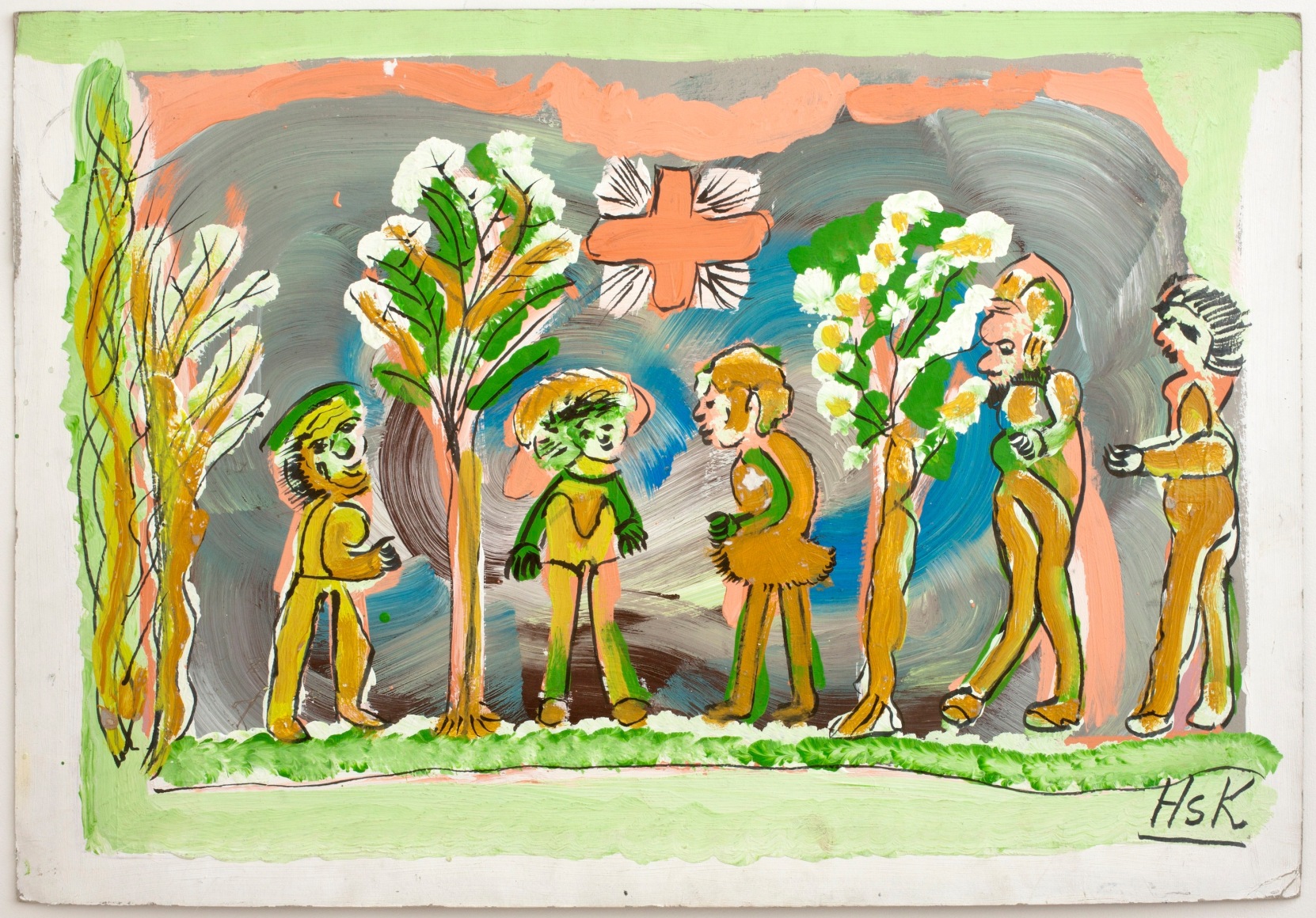 Hans Kr&uuml;si Zusammenkunft unterm Schweizer Kreuz, 1985