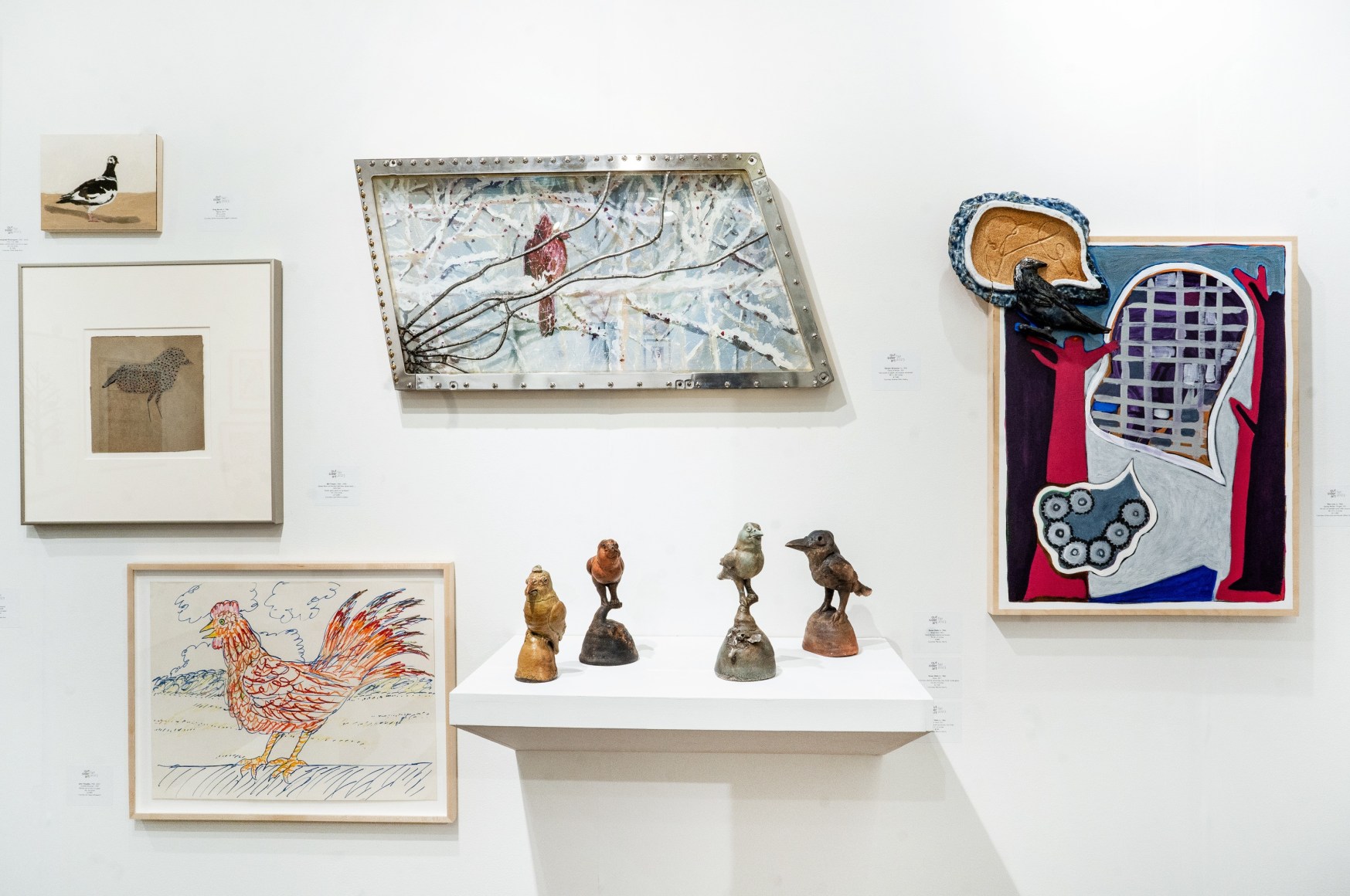 Installation of We Are Birds at OAF NY 2023