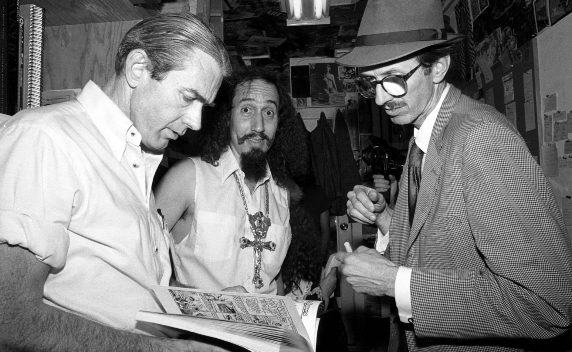 Psychedelic Solution: Zap Comix Event picturing Jacaeber Kastor, Robert Crumb and Robert Williams