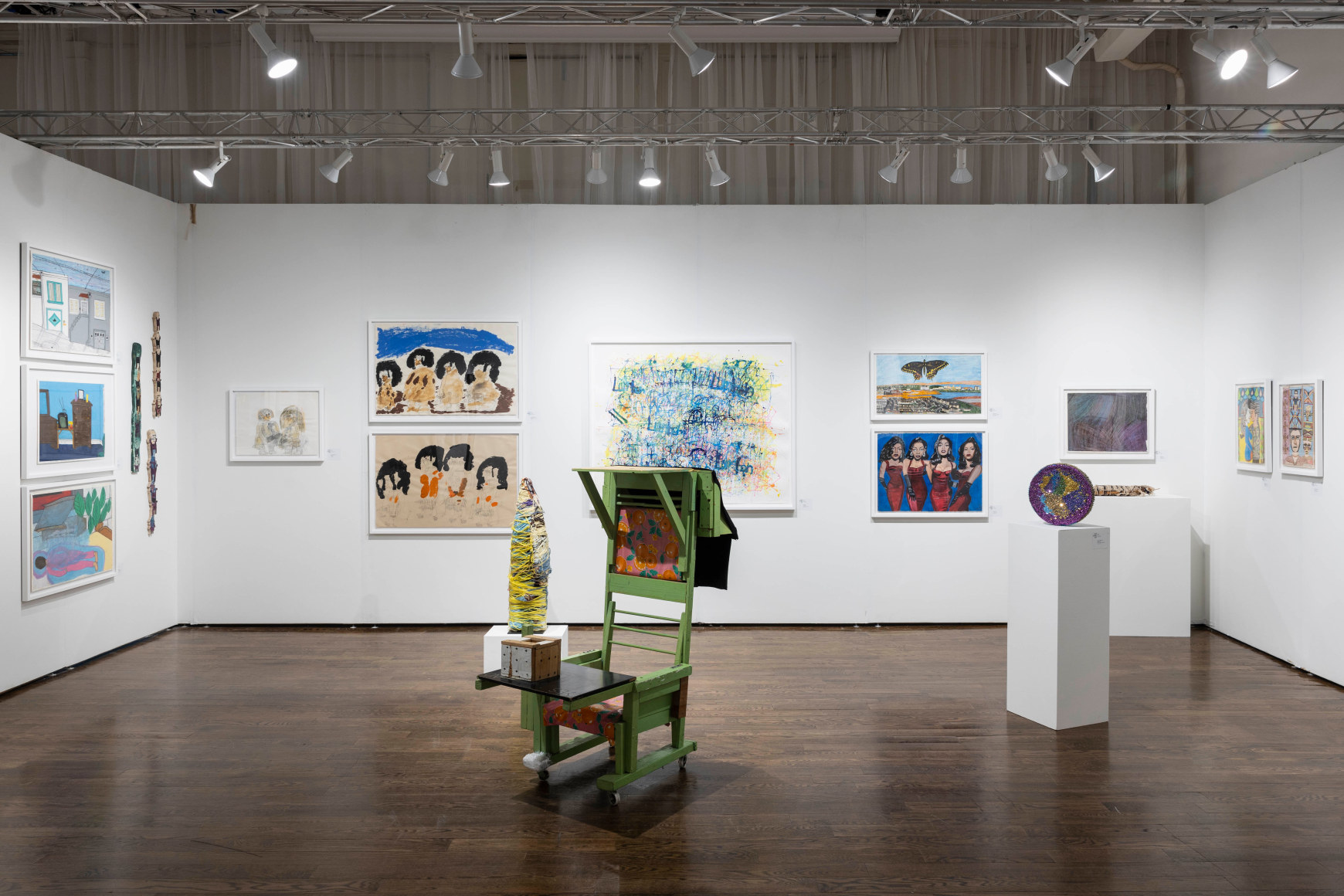 OAF Curated Space- Expanding the Canon: 50 Years of Creative Growth, photo by Luis Corzo