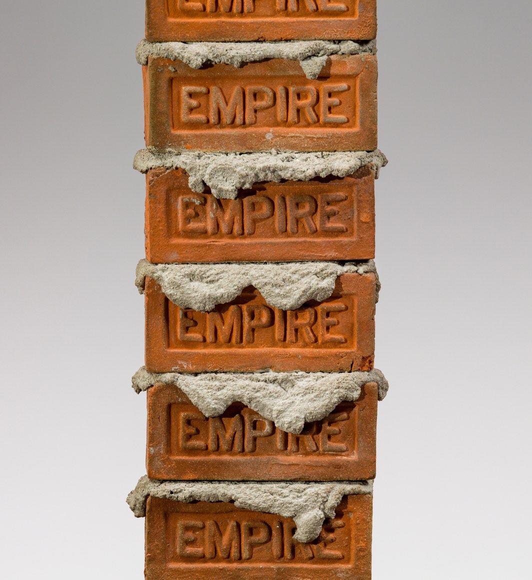 Charles LeDray A Course of Empire Bricks (detail 1)