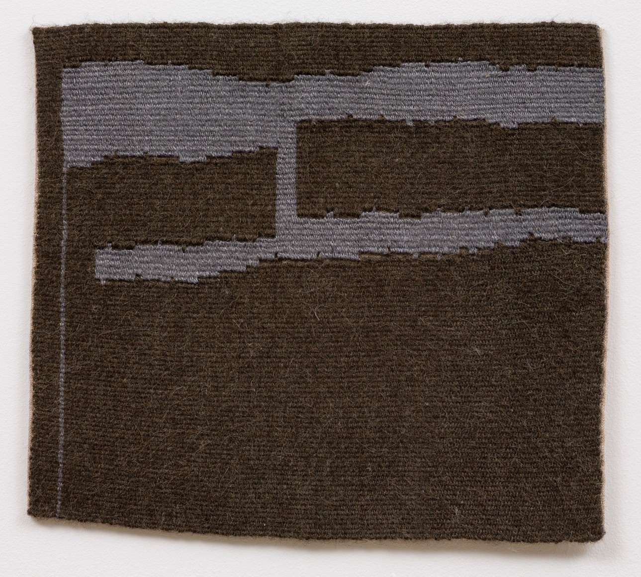Helen Mirra Dark blackish green, light grayish blue (dsh)