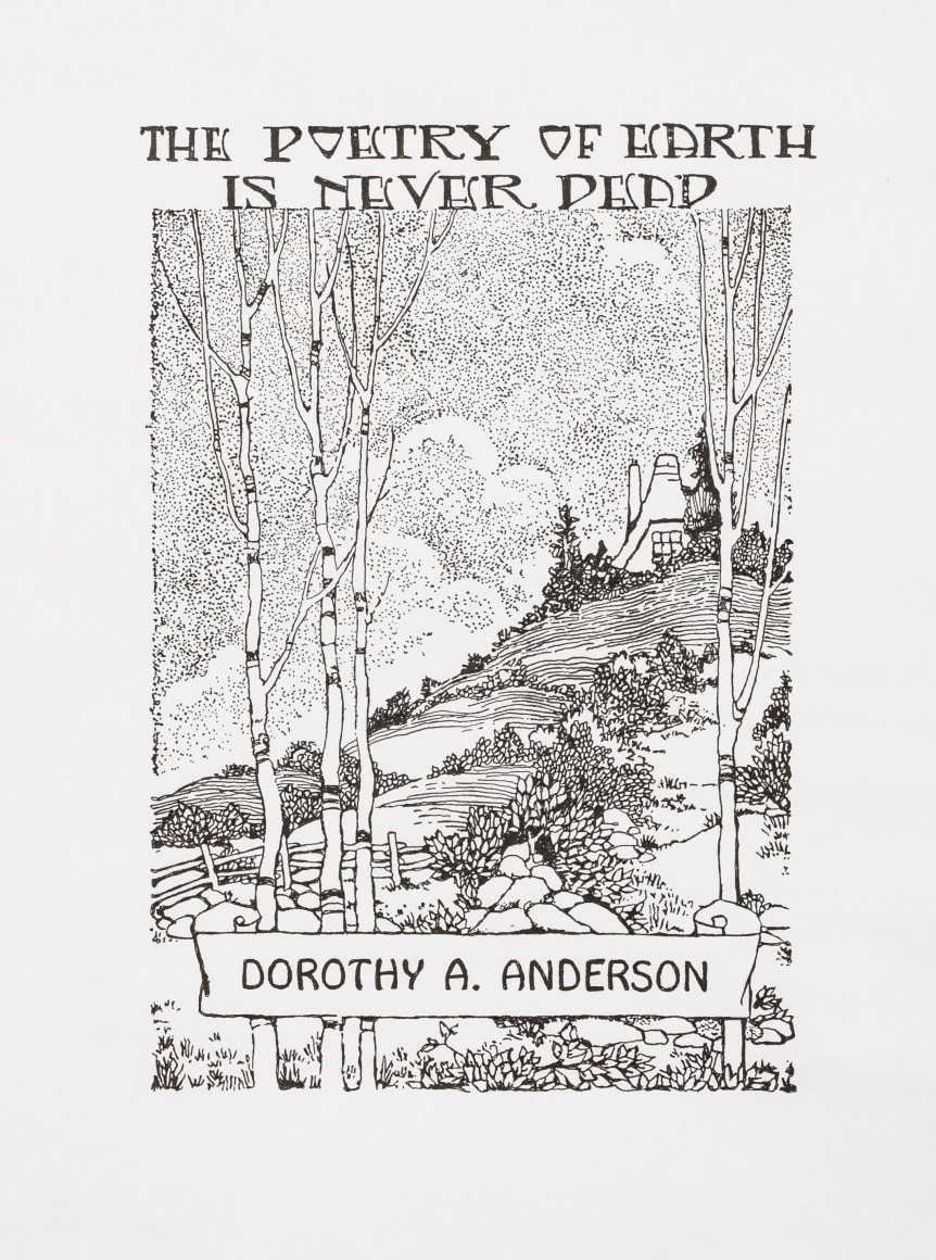 Charles LeDray "The Poetry of Earth is Never Dead" Dorothy A. Anderson 