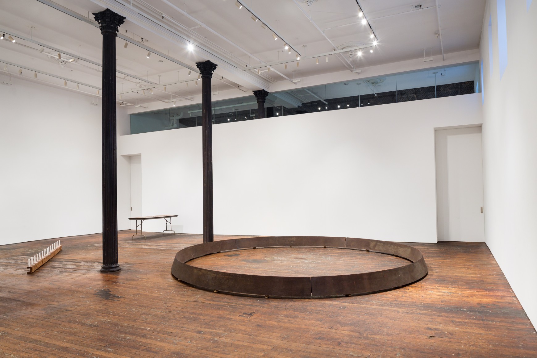 Untitled: Benassi, Bochner, Cabrita Reis, Gober, Nauman, Serra, Sosnowska, Tuttle, Walther – installation view 1