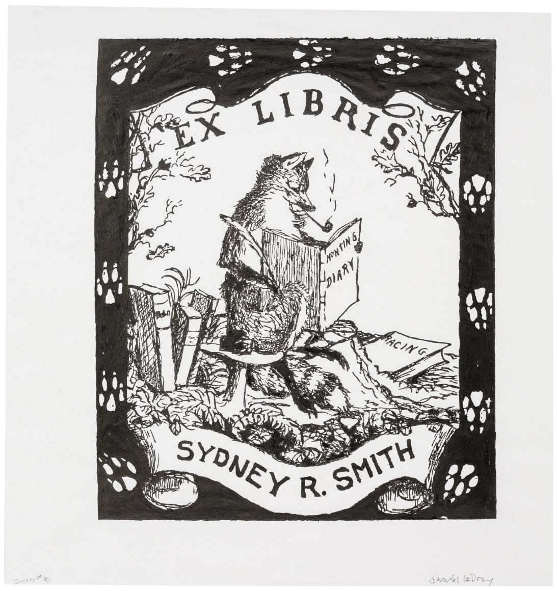 Charles LeDray Ex Libris Sydney R. Smith 
