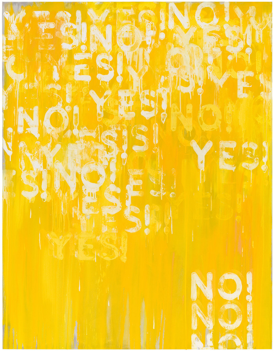 Mel Bochner Yes! No!