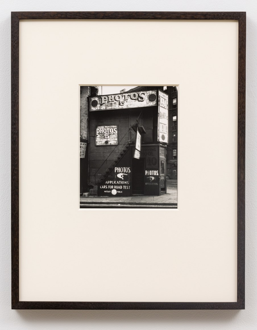 WALKER EVANS (1903-1975) License Photo Studio