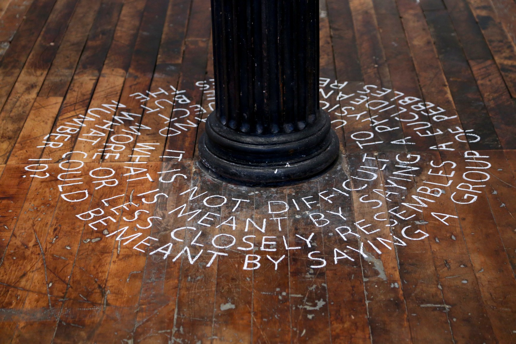Mel Bochner Quotation (spiral)