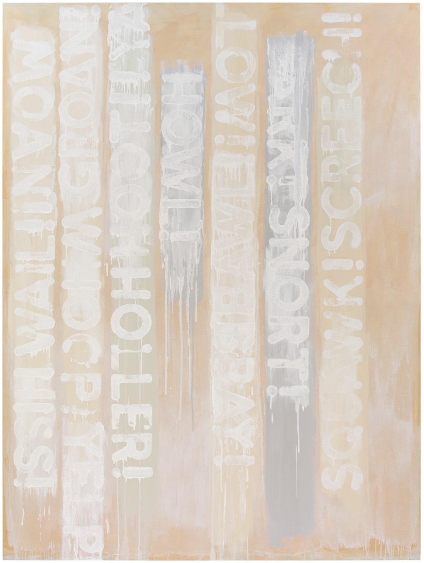 Mel Bochner White Noise