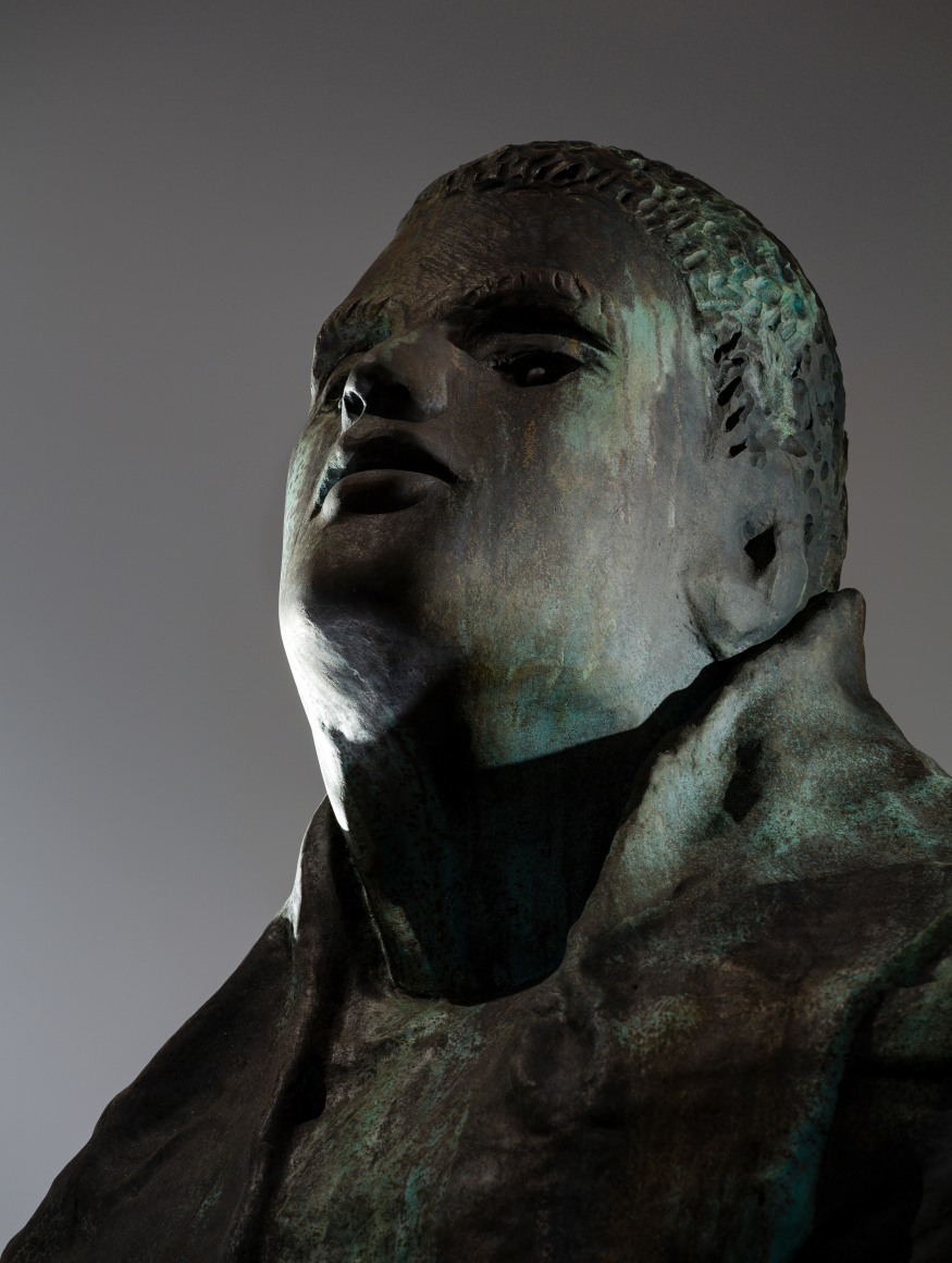 Thomas Schütte, Mann im Wind II (detail)
