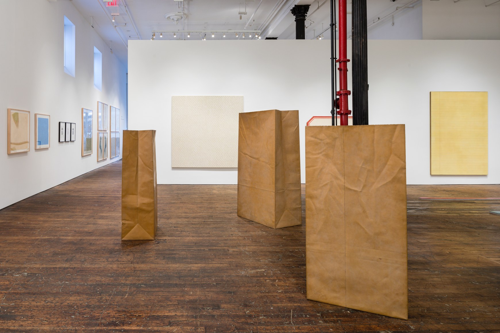 Past Work and Cats, 1963-2020, installation view