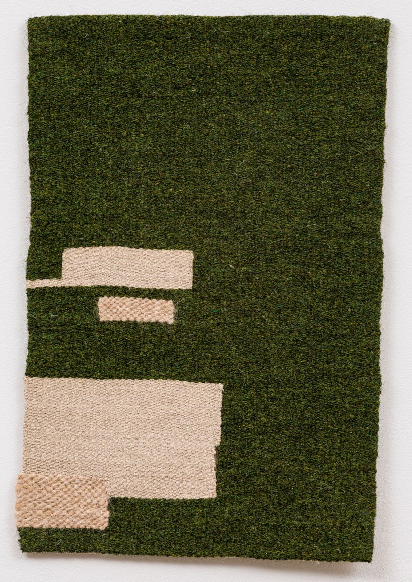 Helen Mirra Dark green, undyed, ecru