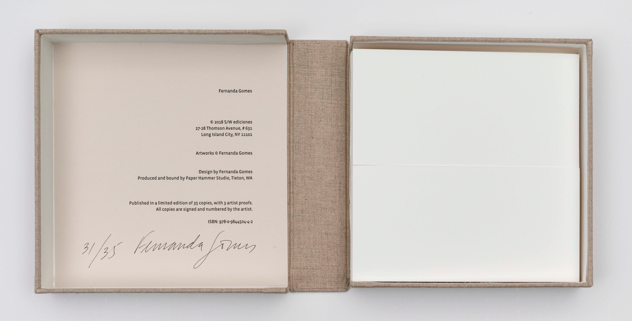 Fernanda Gomes | Seven handmade paper sculptures