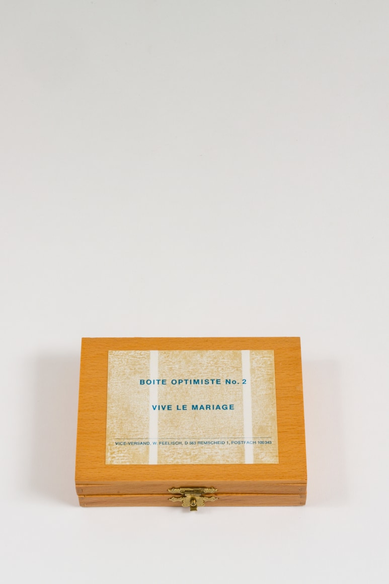 Robert Filliou Optimistic box n°2 (detail) 
