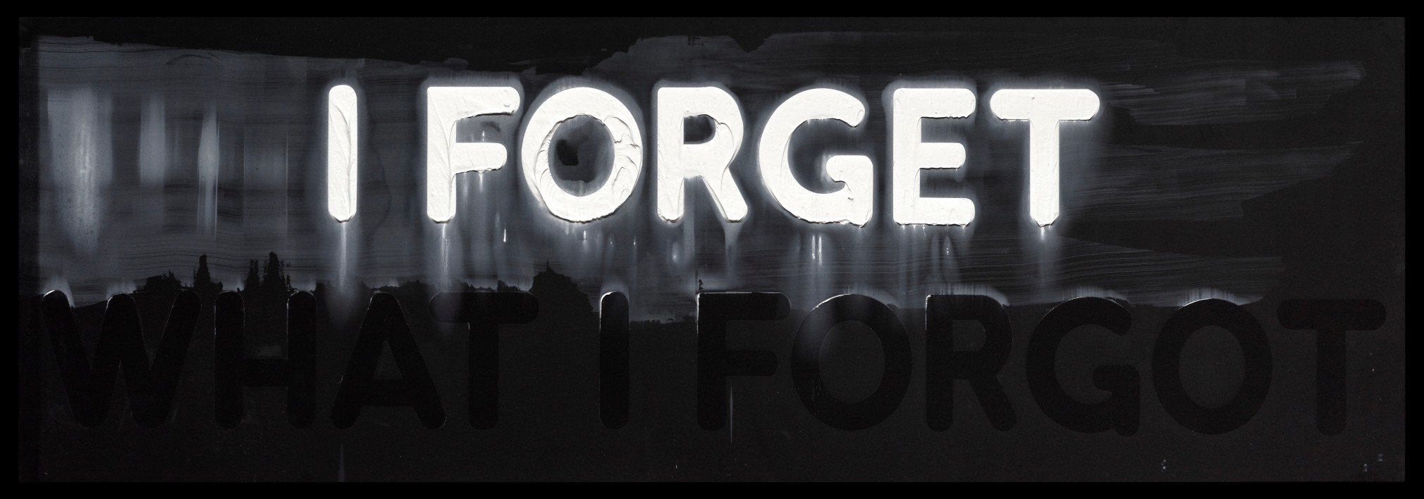 Mel Bochner I Forget What I Forgot