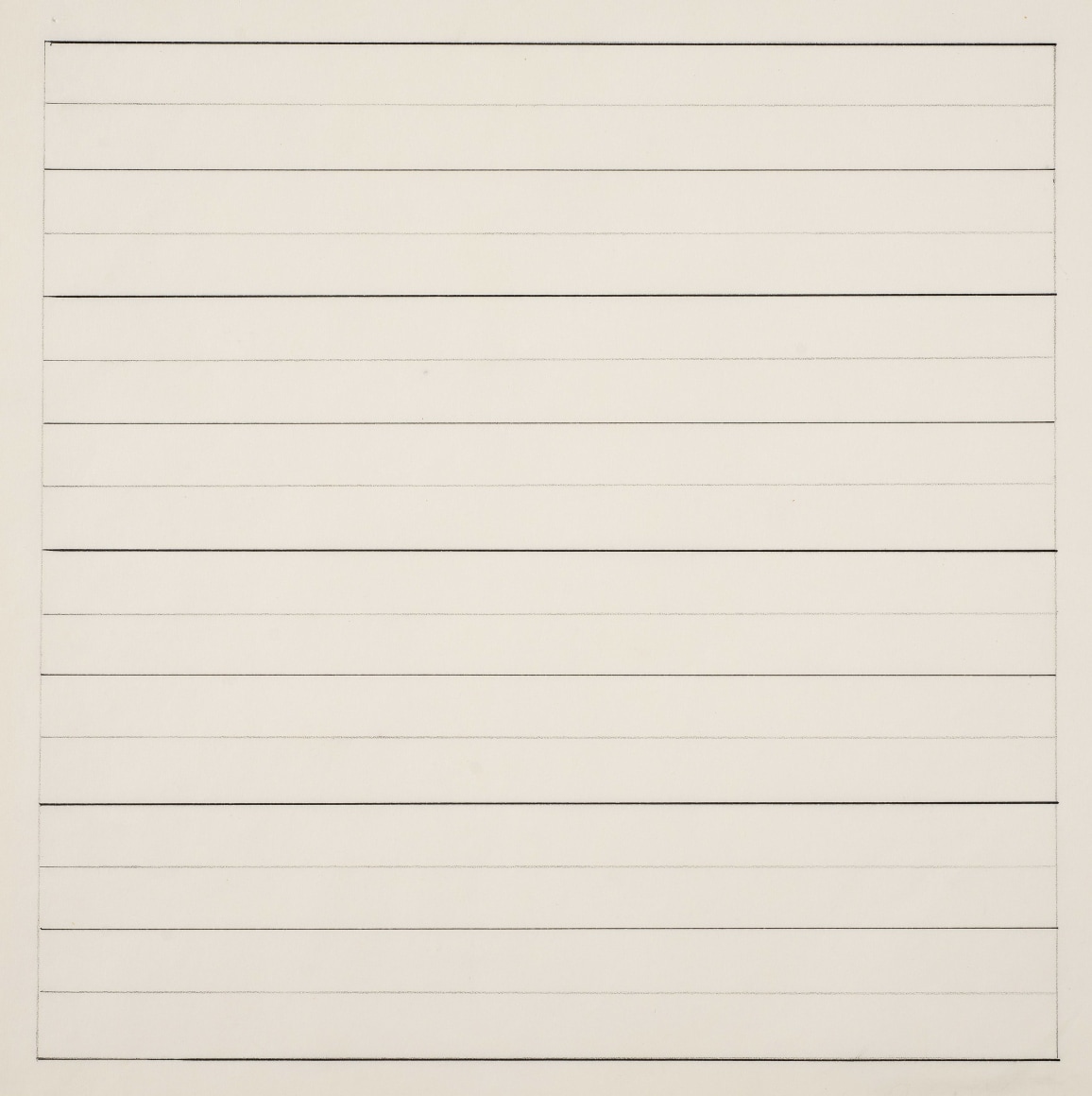 Agnes Martin, Untitled, no date (believed to be ca. 1970s)