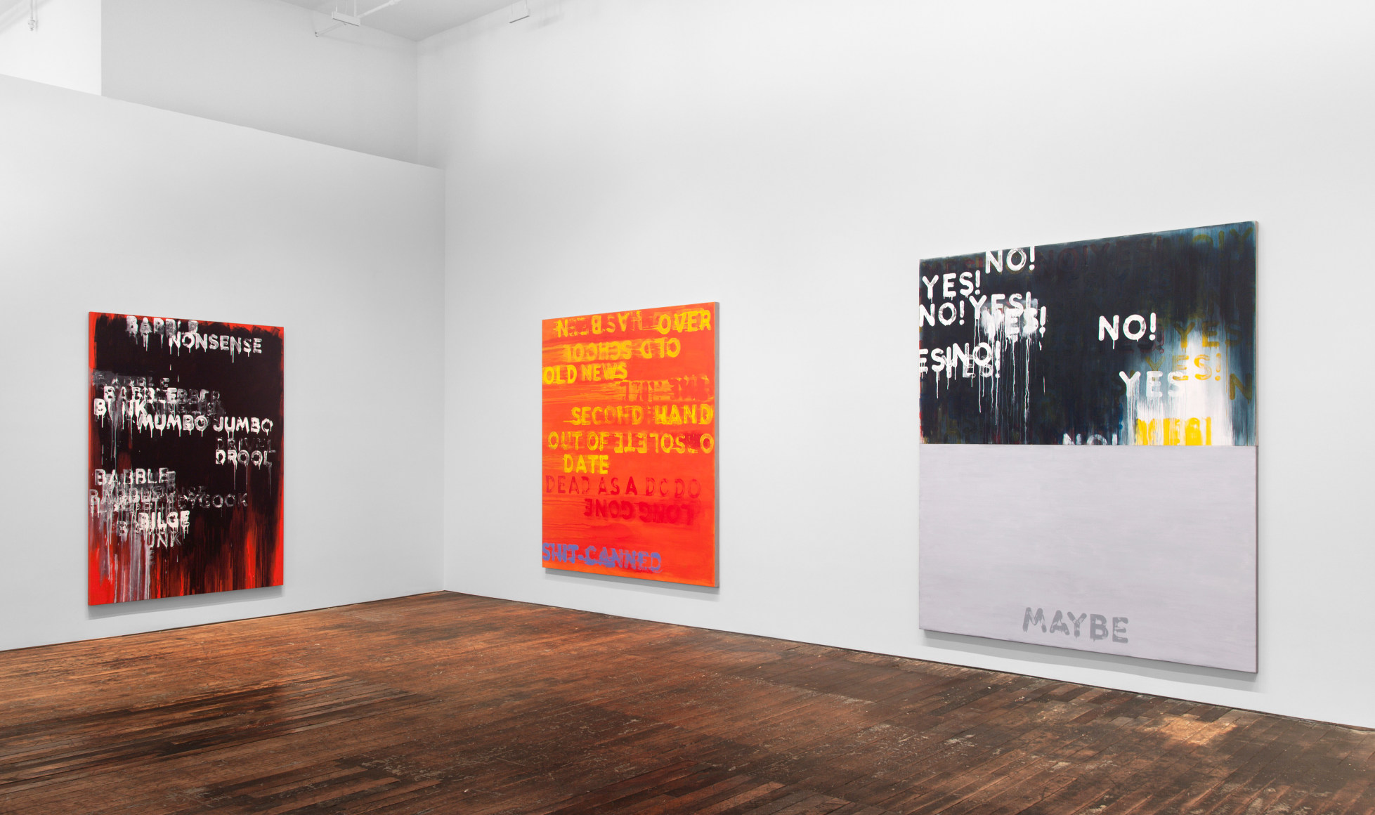 Mel Bochner: Voices – installation view 7