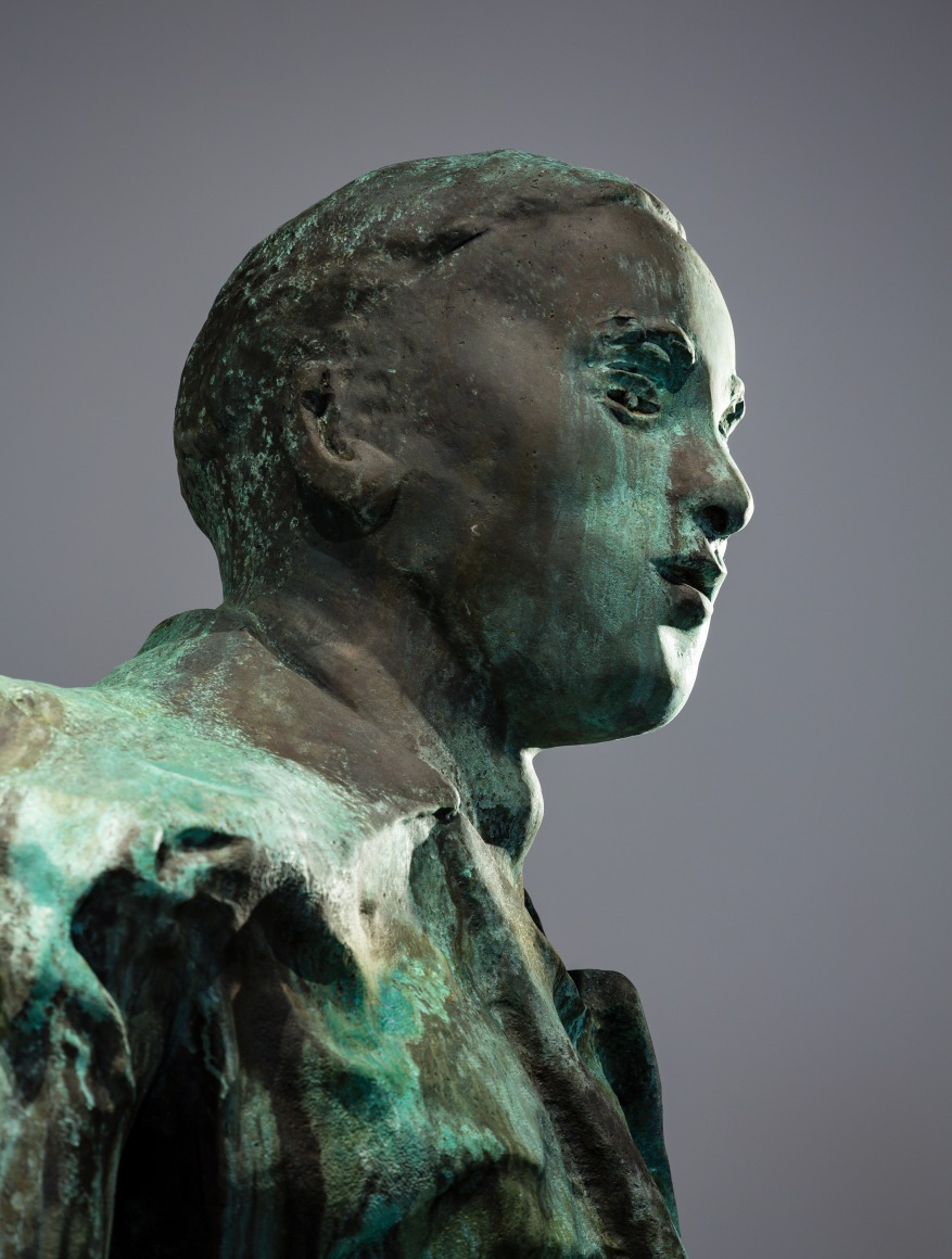 Thomas Schütte, Mann im Wind III (detail)