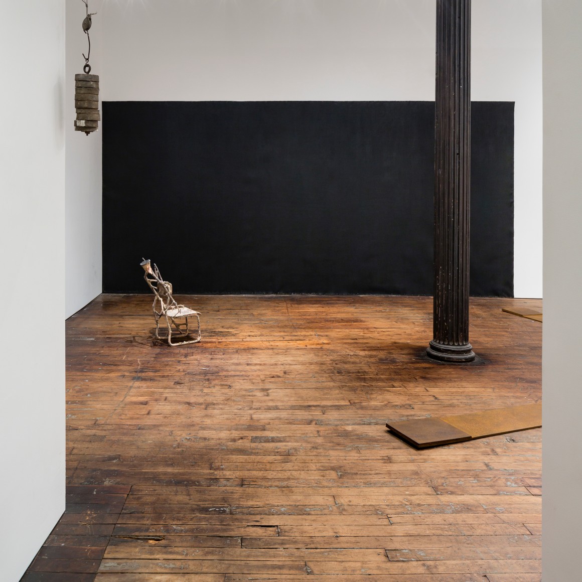 Untitled: Benassi, Bochner, Cabrita Reis, Gober, Nauman, Serra, Sosnowska, Tuttle, Walther – installation view 5