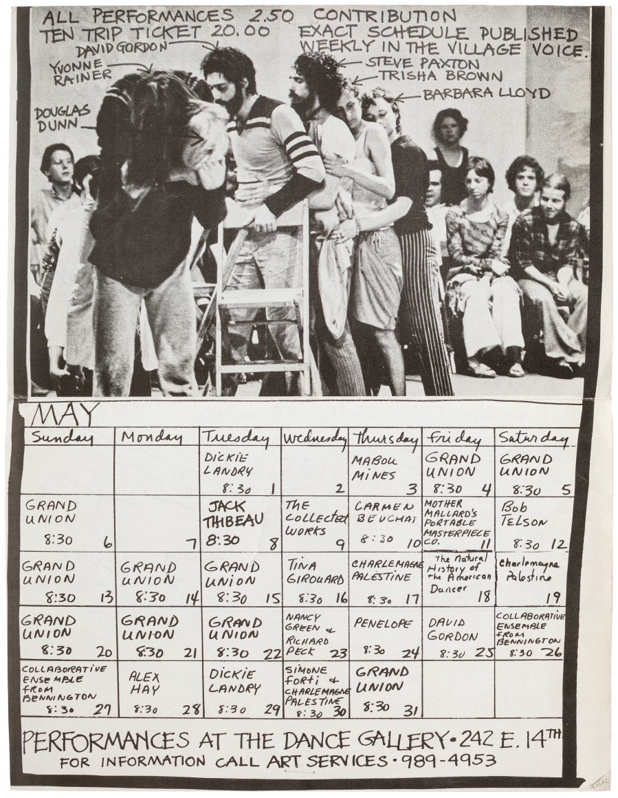 The Grand Union and Friends and Associates Calendar of Events April / May 1973