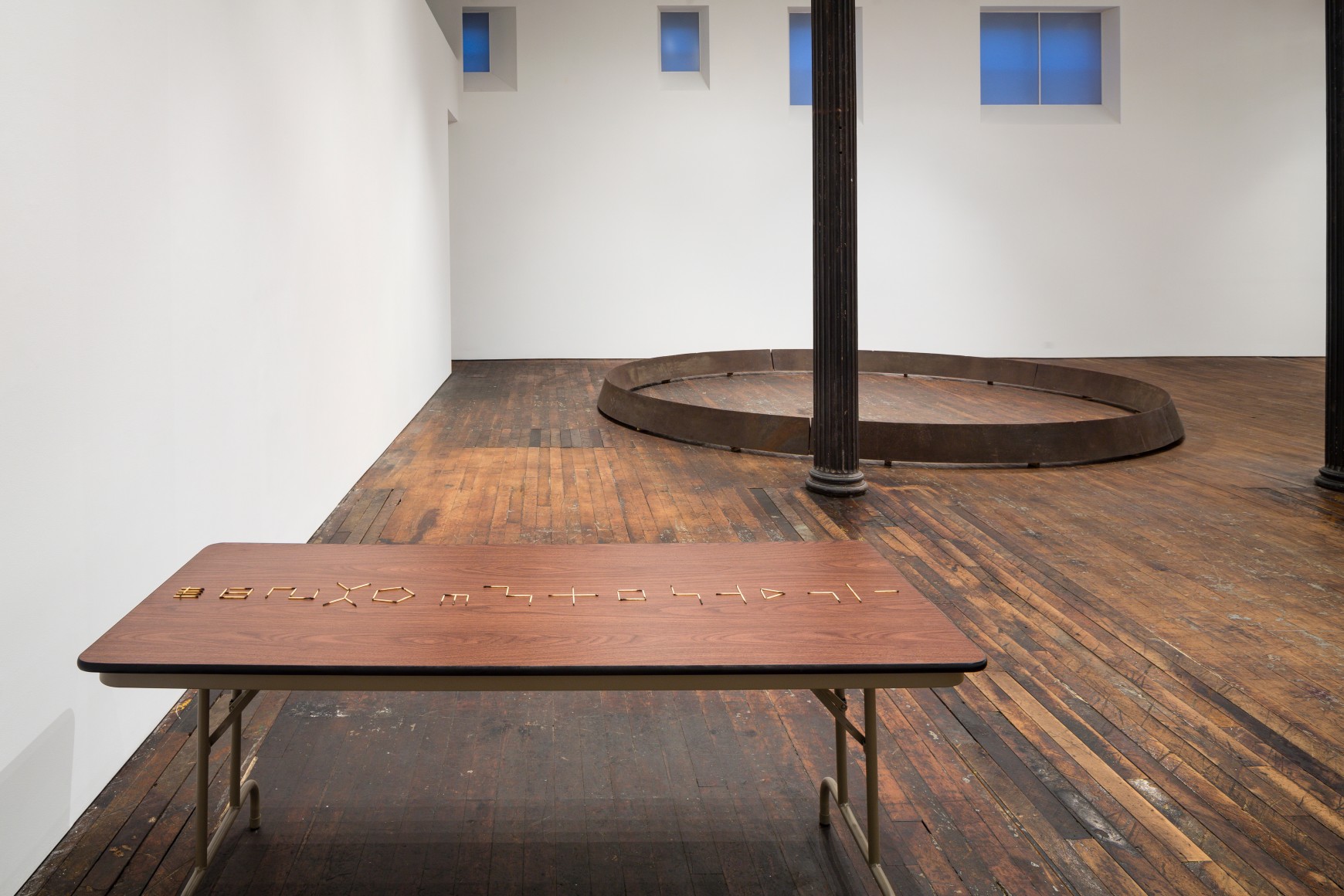 Untitled: Benassi, Bochner, Cabrita Reis, Gober, Nauman, Serra, Sosnowska, Tuttle, Walther – installation view 10