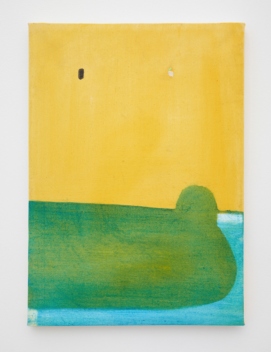 Merlin James Untitled (Yellow)