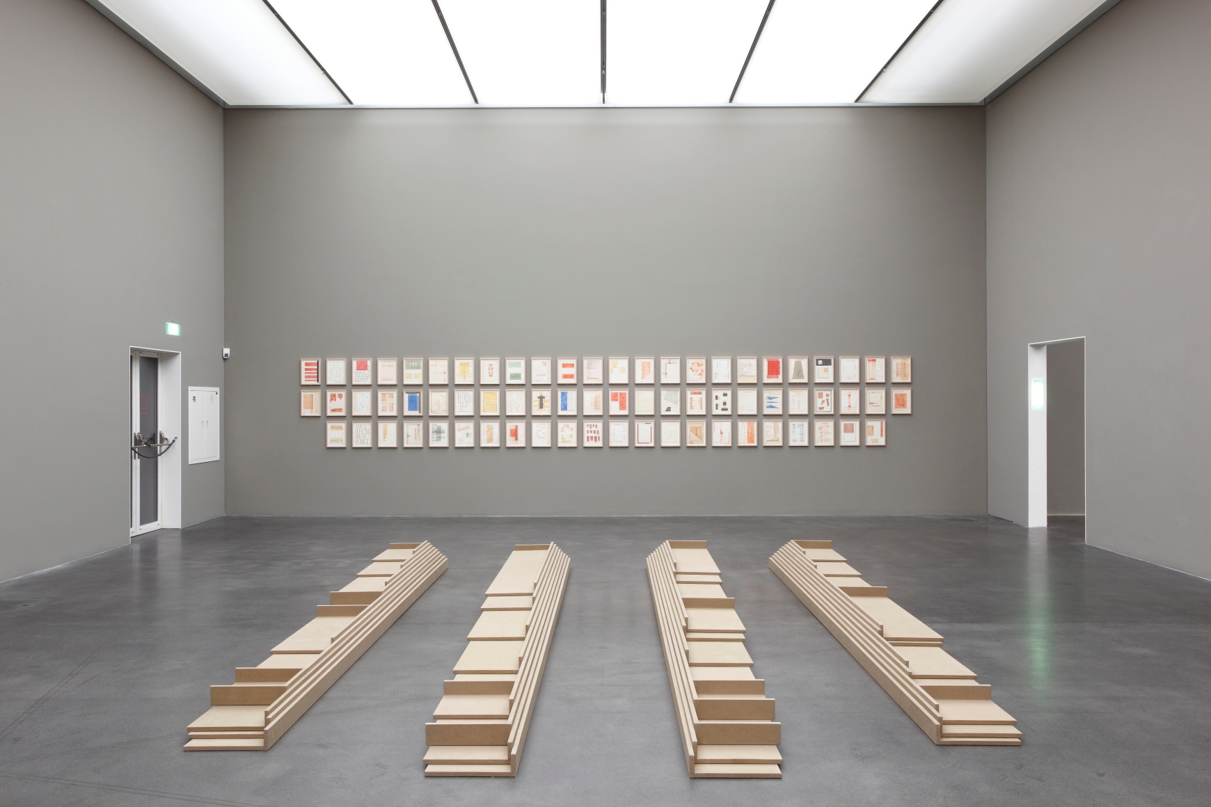 Gesang der Schreitsockel, Kunstmuseum Luzern, Switzerland. 