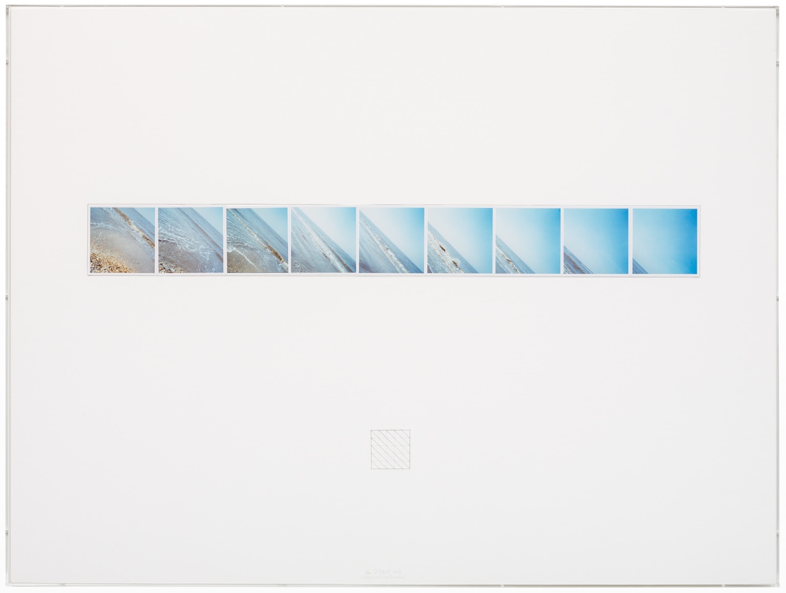 Jan Dibbets Sea 45°